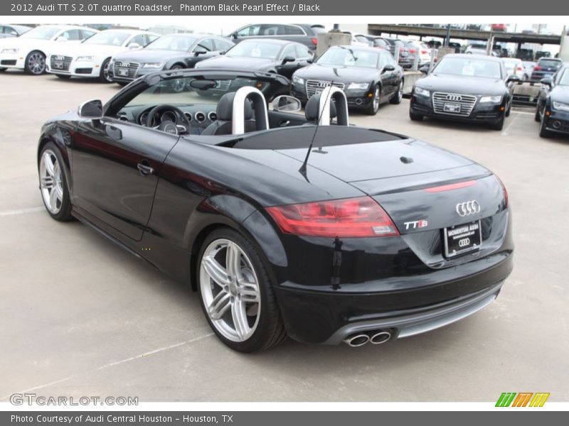 Phantom Black Pearl Effect / Black 2012 Audi TT S 2.0T quattro Roadster