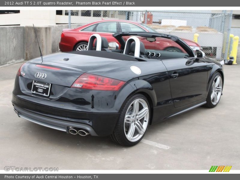 Phantom Black Pearl Effect / Black 2012 Audi TT S 2.0T quattro Roadster