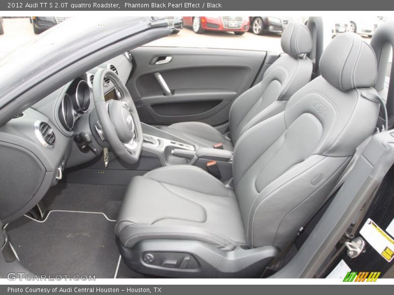  2012 TT S 2.0T quattro Roadster Black Interior
