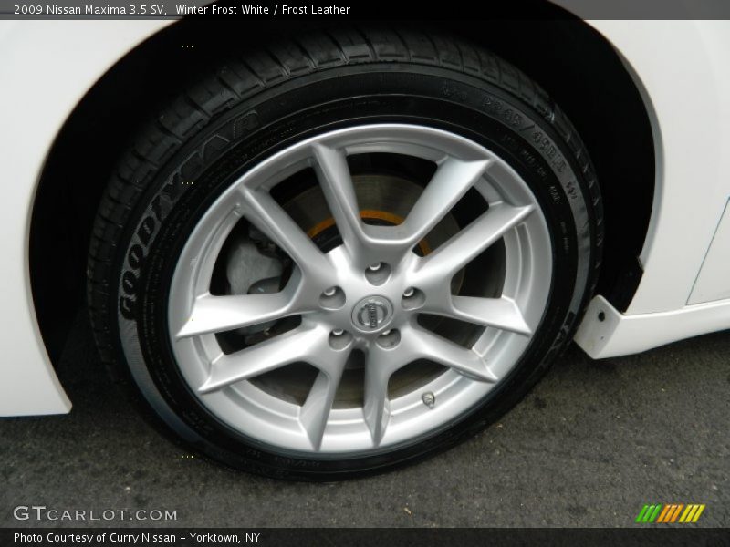 Winter Frost White / Frost Leather 2009 Nissan Maxima 3.5 SV