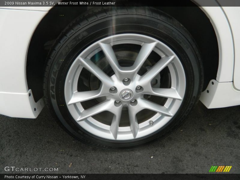 Winter Frost White / Frost Leather 2009 Nissan Maxima 3.5 SV