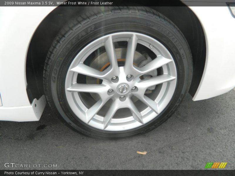 Winter Frost White / Frost Leather 2009 Nissan Maxima 3.5 SV