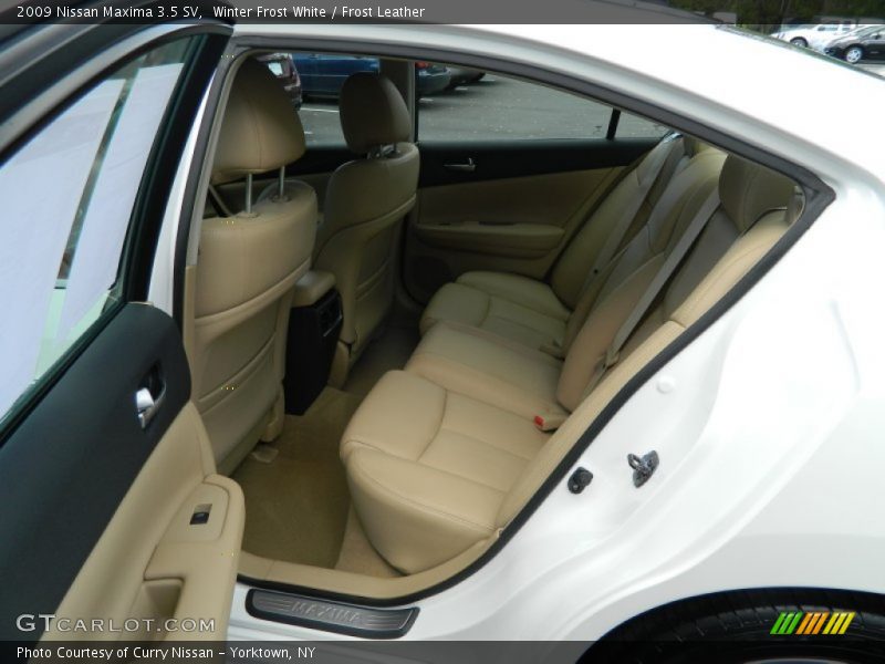 Winter Frost White / Frost Leather 2009 Nissan Maxima 3.5 SV