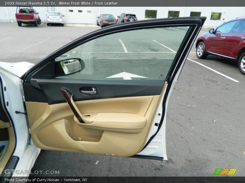 Winter Frost White / Frost Leather 2009 Nissan Maxima 3.5 SV
