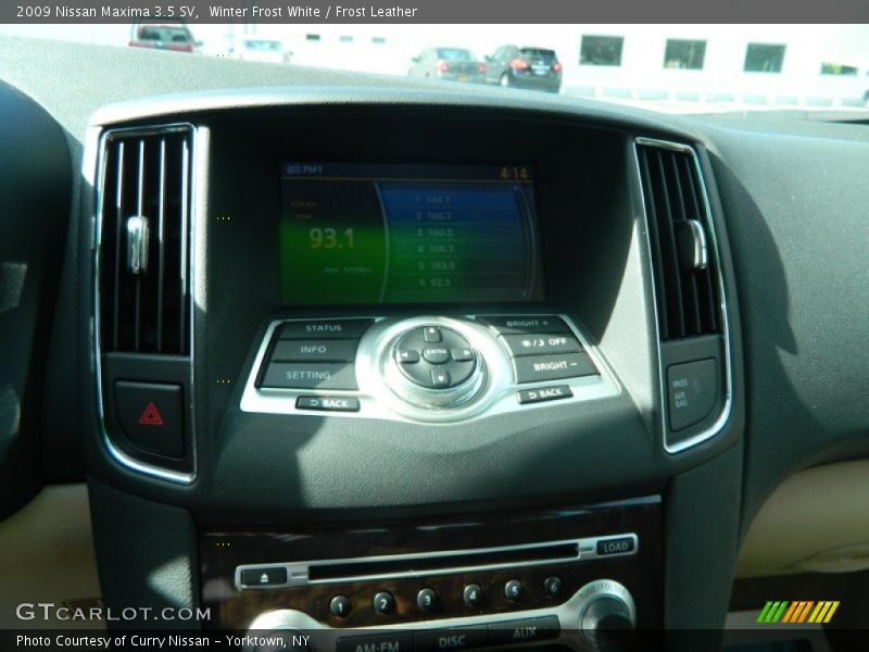 Winter Frost White / Frost Leather 2009 Nissan Maxima 3.5 SV
