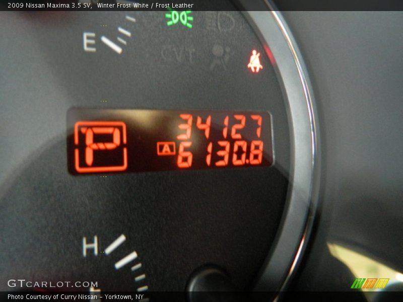 Winter Frost White / Frost Leather 2009 Nissan Maxima 3.5 SV