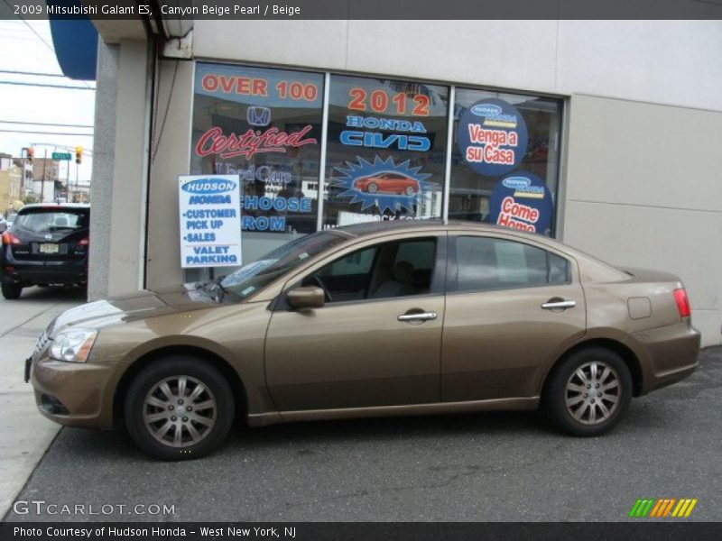 Canyon Beige Pearl / Beige 2009 Mitsubishi Galant ES