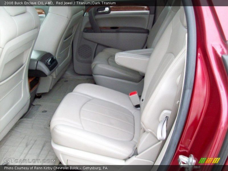 Red Jewel / Titanium/Dark Titanium 2008 Buick Enclave CXL AWD