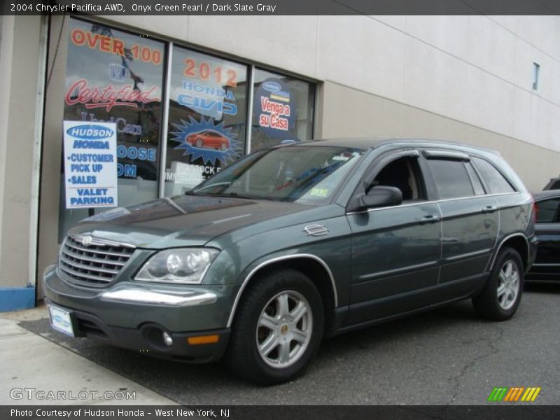 Onyx Green Pearl / Dark Slate Gray 2004 Chrysler Pacifica AWD