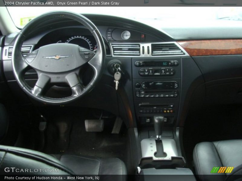 Onyx Green Pearl / Dark Slate Gray 2004 Chrysler Pacifica AWD