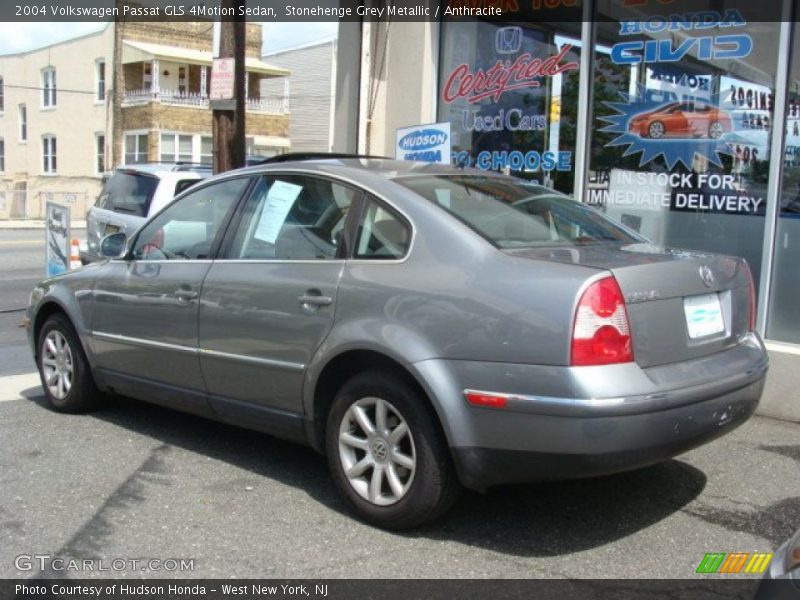 Stonehenge Grey Metallic / Anthracite 2004 Volkswagen Passat GLS 4Motion Sedan