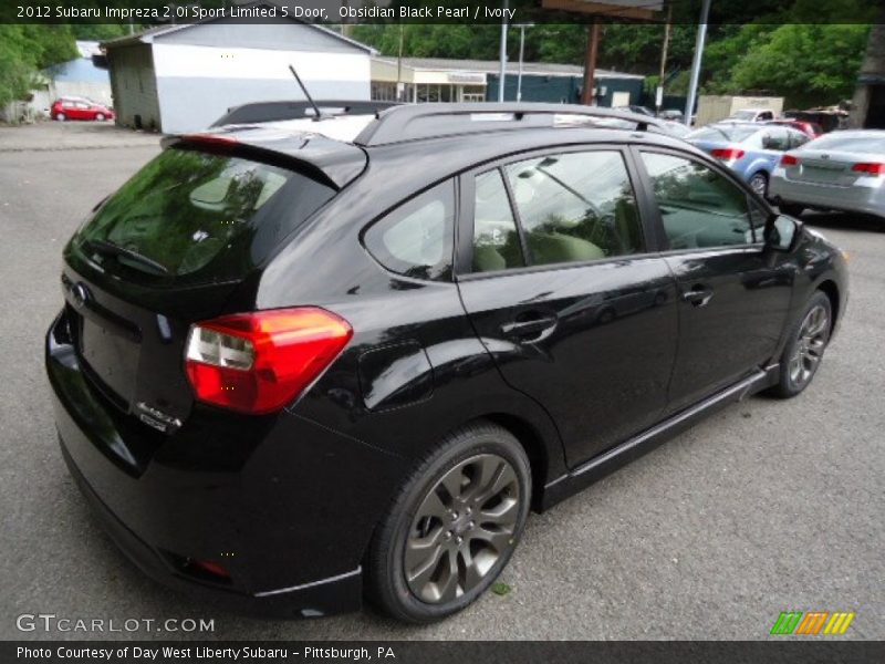 Obsidian Black Pearl / Ivory 2012 Subaru Impreza 2.0i Sport Limited 5 Door