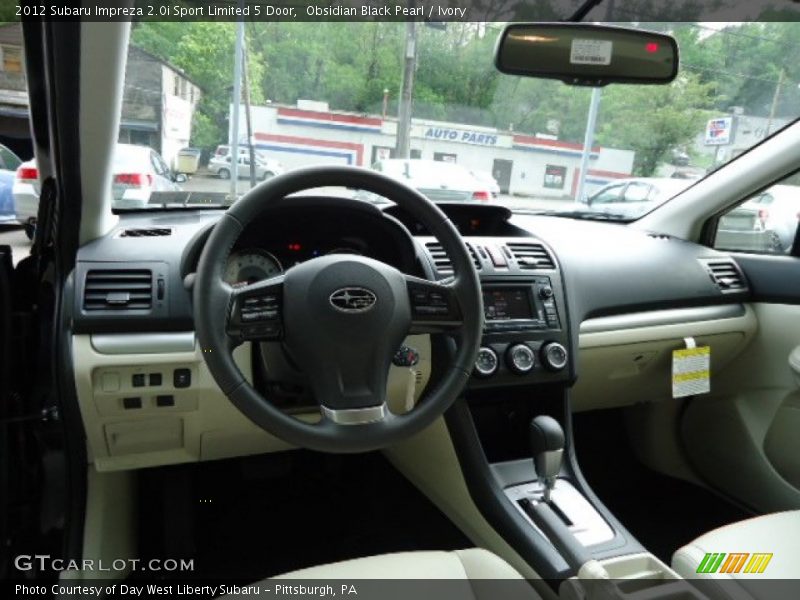 Dashboard of 2012 Impreza 2.0i Sport Limited 5 Door