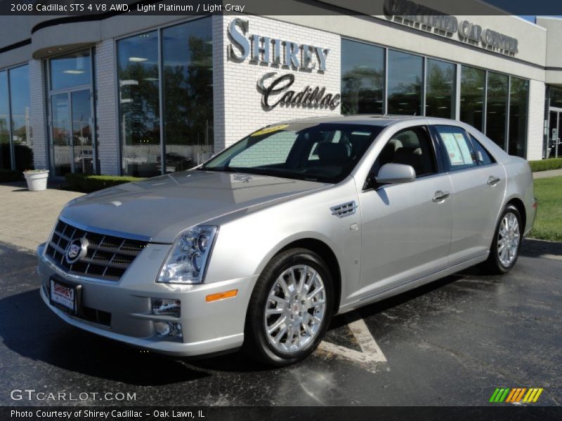 Light Platinum / Light Gray 2008 Cadillac STS 4 V8 AWD