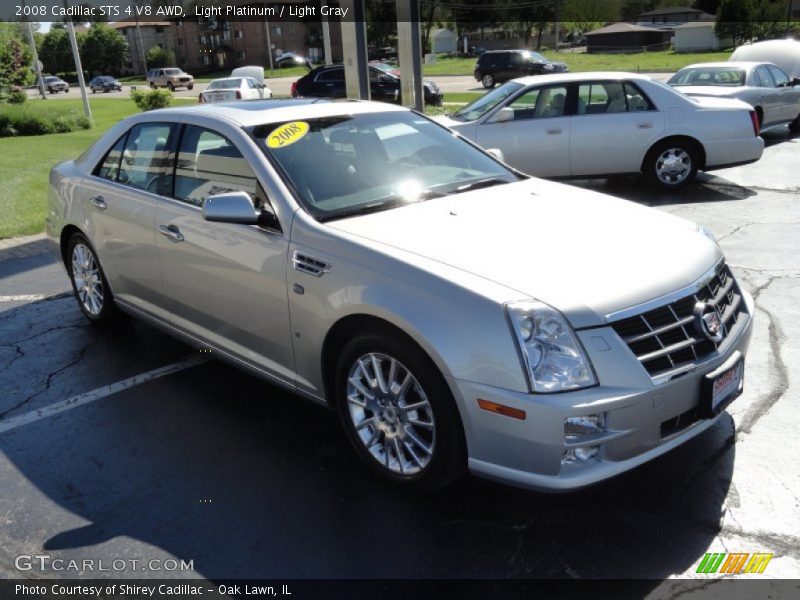 Light Platinum / Light Gray 2008 Cadillac STS 4 V8 AWD