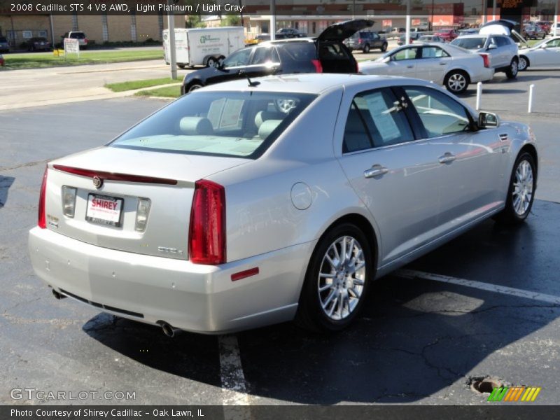 Light Platinum / Light Gray 2008 Cadillac STS 4 V8 AWD