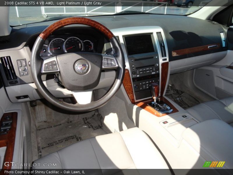 Light Platinum / Light Gray 2008 Cadillac STS 4 V8 AWD