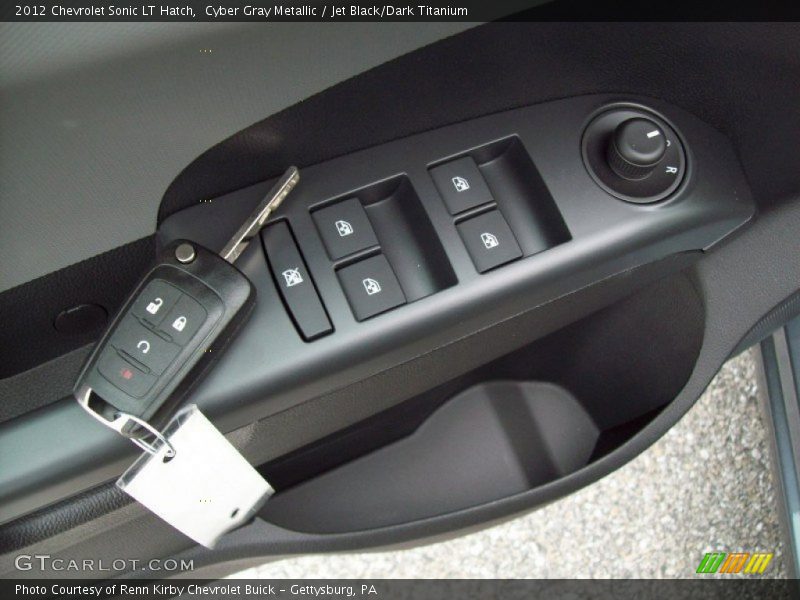Cyber Gray Metallic / Jet Black/Dark Titanium 2012 Chevrolet Sonic LT Hatch