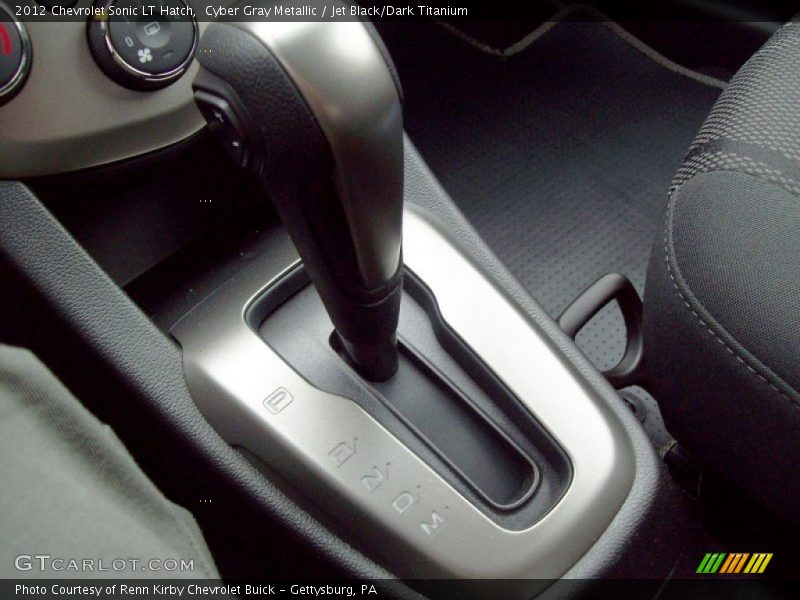 Cyber Gray Metallic / Jet Black/Dark Titanium 2012 Chevrolet Sonic LT Hatch