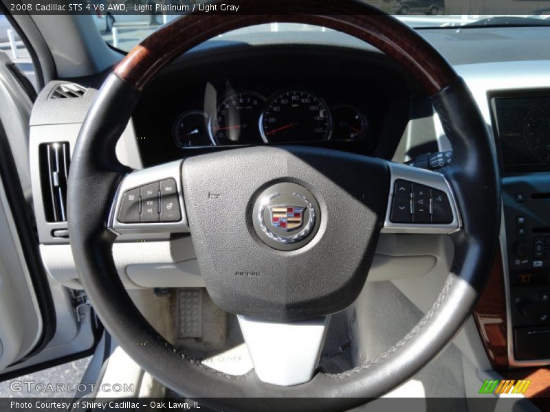 Light Platinum / Light Gray 2008 Cadillac STS 4 V8 AWD