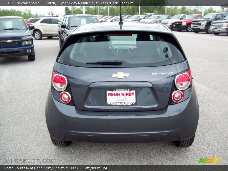 Cyber Gray Metallic / Jet Black/Dark Titanium 2012 Chevrolet Sonic LT Hatch