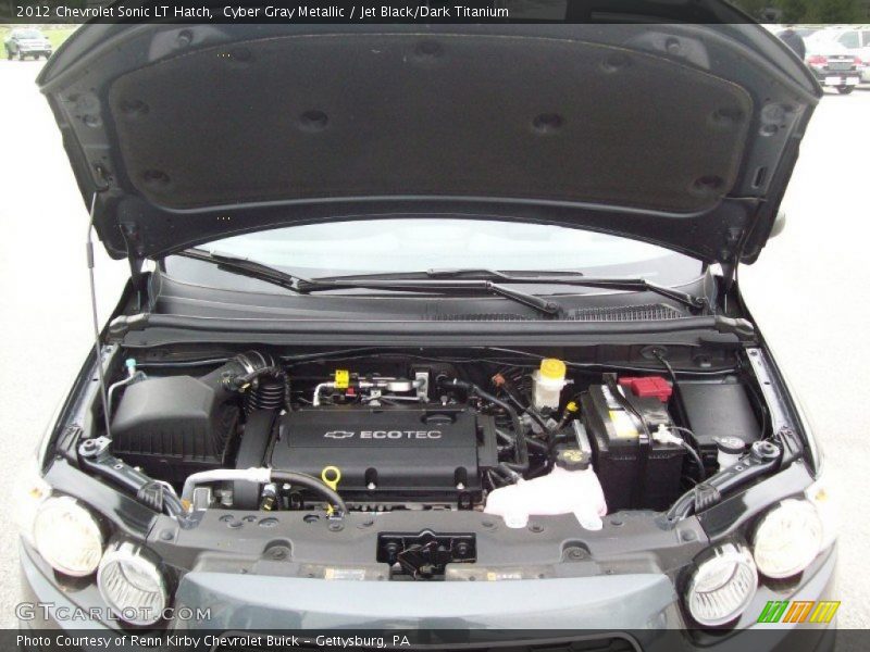 Cyber Gray Metallic / Jet Black/Dark Titanium 2012 Chevrolet Sonic LT Hatch