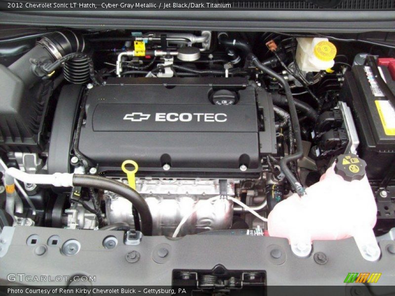 Cyber Gray Metallic / Jet Black/Dark Titanium 2012 Chevrolet Sonic LT Hatch