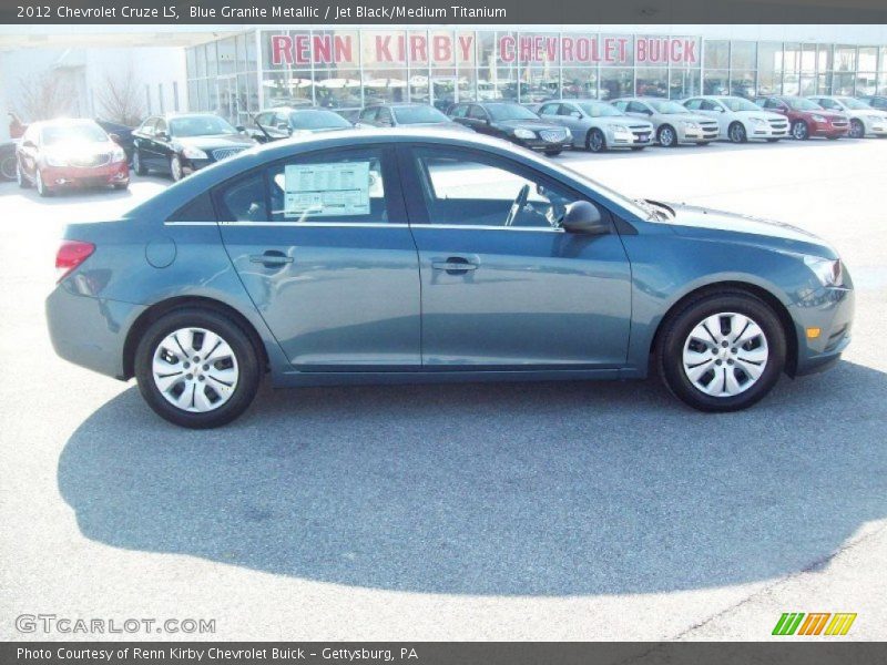 Blue Granite Metallic / Jet Black/Medium Titanium 2012 Chevrolet Cruze LS