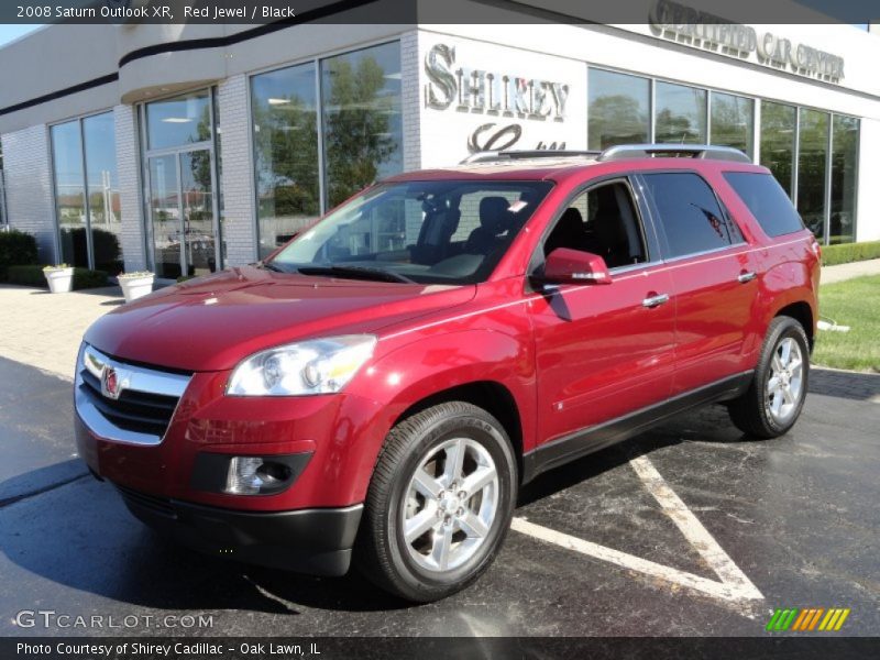 Red Jewel / Black 2008 Saturn Outlook XR