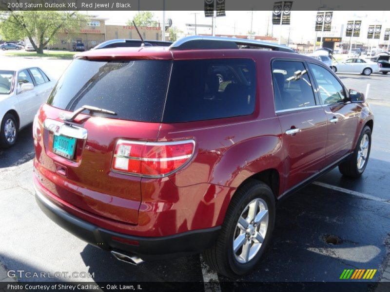 Red Jewel / Black 2008 Saturn Outlook XR
