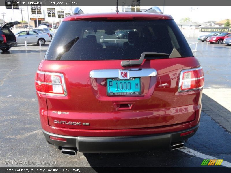 Red Jewel / Black 2008 Saturn Outlook XR