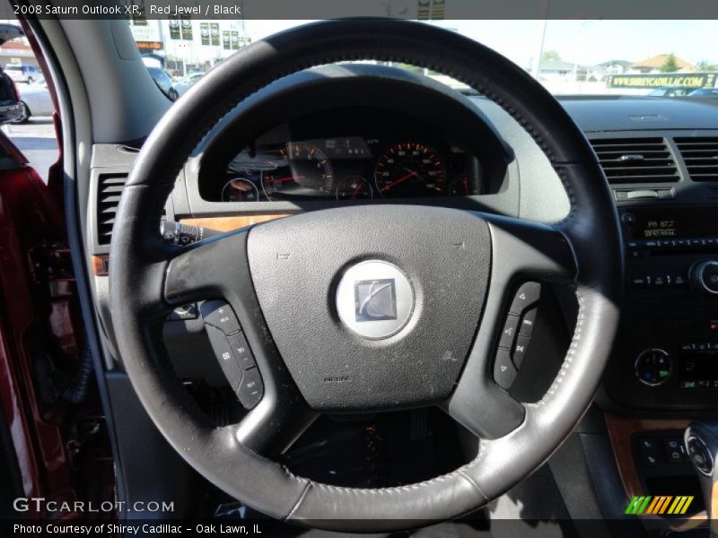 Red Jewel / Black 2008 Saturn Outlook XR