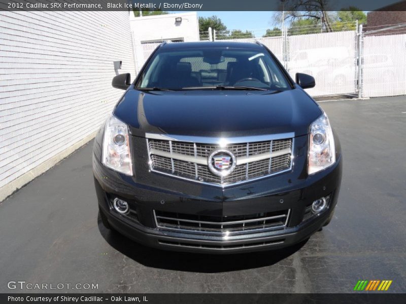 Black Ice Metallic / Ebony/Ebony 2012 Cadillac SRX Performance