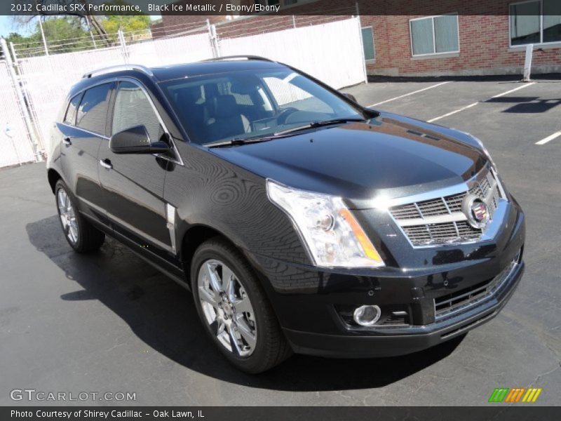Black Ice Metallic / Ebony/Ebony 2012 Cadillac SRX Performance