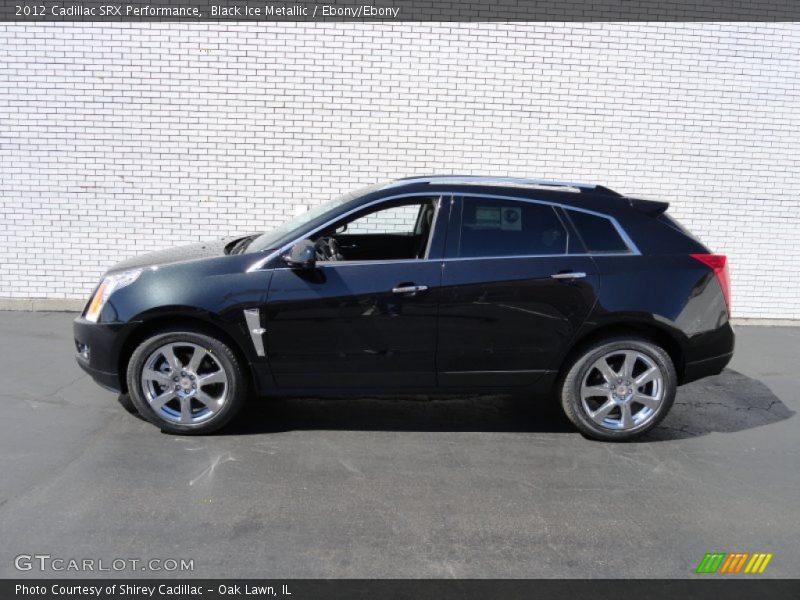 Black Ice Metallic / Ebony/Ebony 2012 Cadillac SRX Performance
