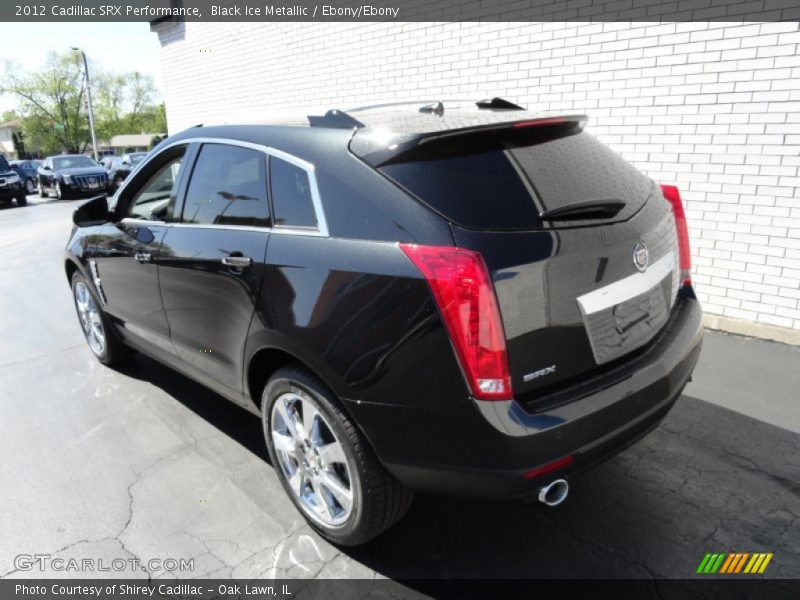 Black Ice Metallic / Ebony/Ebony 2012 Cadillac SRX Performance