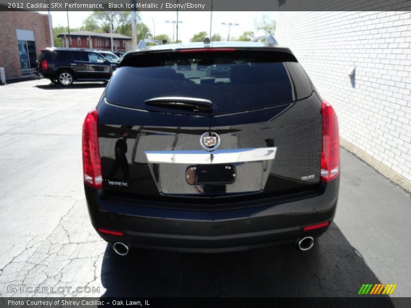 Black Ice Metallic / Ebony/Ebony 2012 Cadillac SRX Performance
