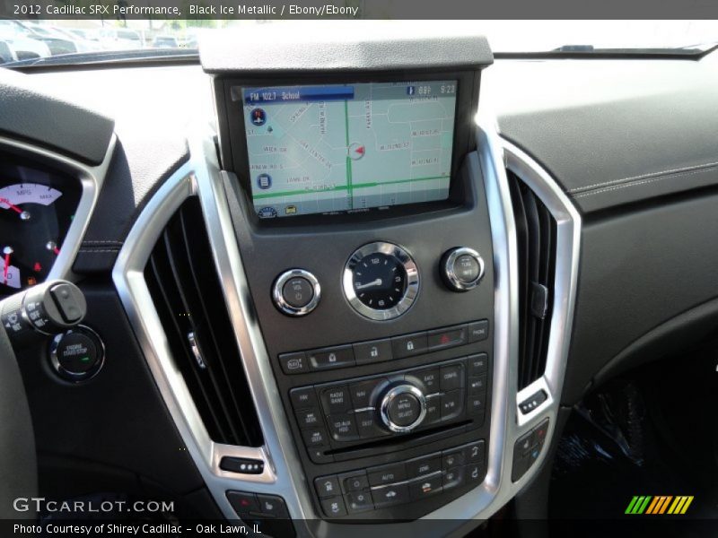 Black Ice Metallic / Ebony/Ebony 2012 Cadillac SRX Performance