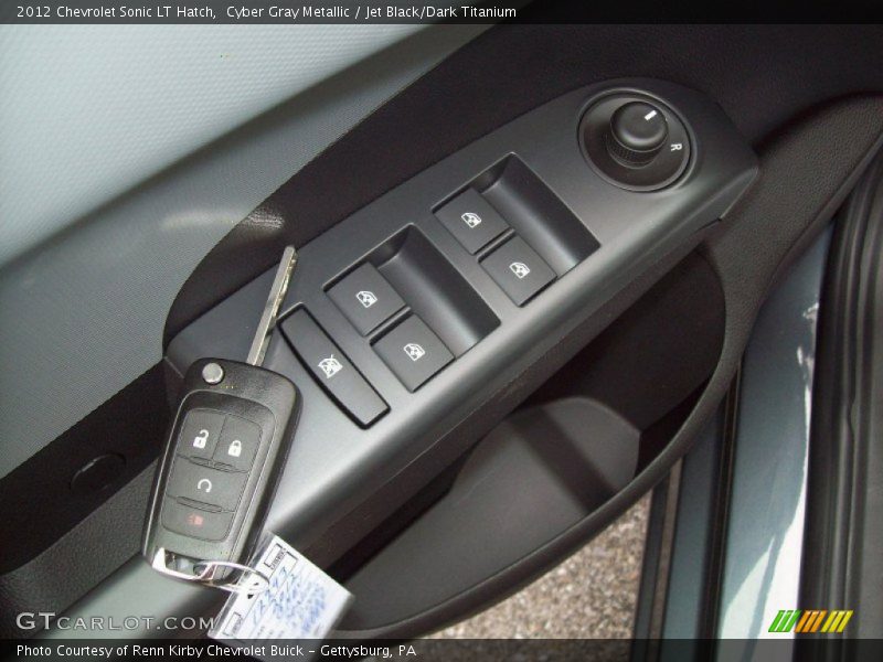 Cyber Gray Metallic / Jet Black/Dark Titanium 2012 Chevrolet Sonic LT Hatch