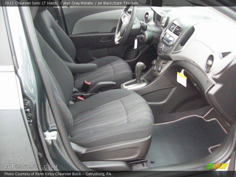 Cyber Gray Metallic / Jet Black/Dark Titanium 2012 Chevrolet Sonic LT Hatch