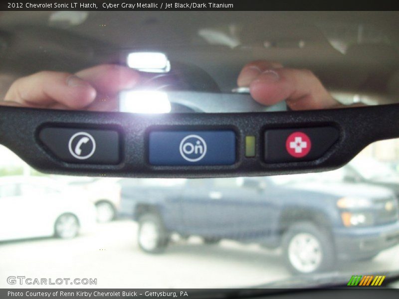 Cyber Gray Metallic / Jet Black/Dark Titanium 2012 Chevrolet Sonic LT Hatch