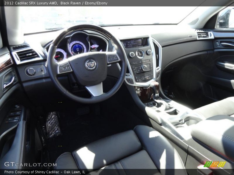 Black Raven / Ebony/Ebony 2012 Cadillac SRX Luxury AWD