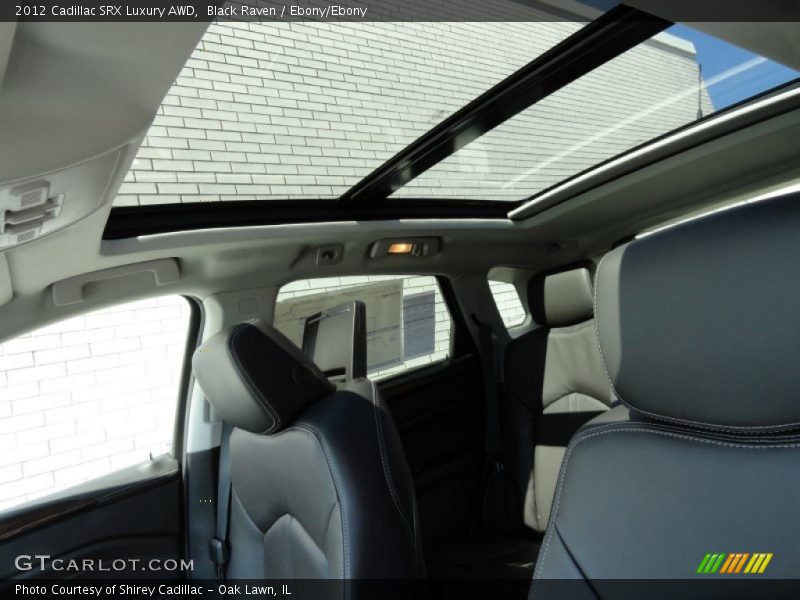 Black Raven / Ebony/Ebony 2012 Cadillac SRX Luxury AWD