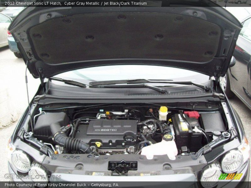Cyber Gray Metallic / Jet Black/Dark Titanium 2012 Chevrolet Sonic LT Hatch