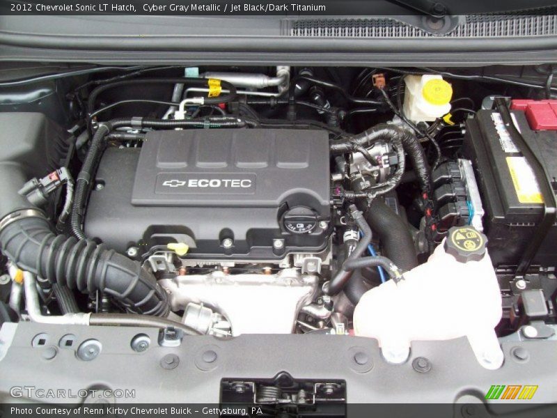 Cyber Gray Metallic / Jet Black/Dark Titanium 2012 Chevrolet Sonic LT Hatch