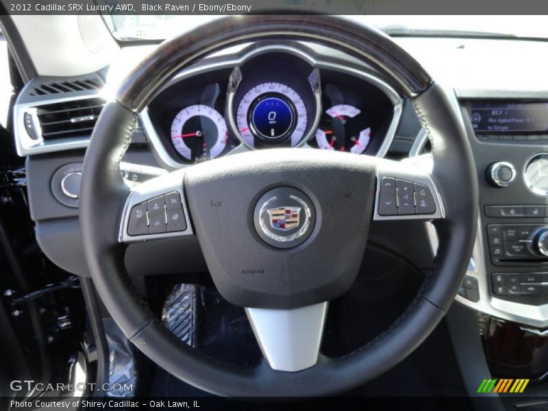 Black Raven / Ebony/Ebony 2012 Cadillac SRX Luxury AWD
