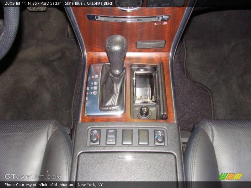 Slate Blue / Graphite Black 2009 Infiniti M 35x AWD Sedan