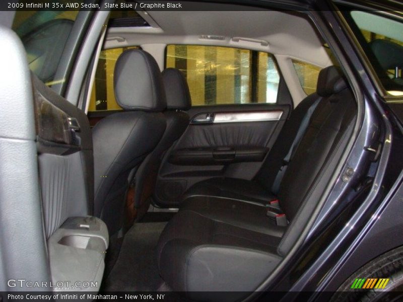 Slate Blue / Graphite Black 2009 Infiniti M 35x AWD Sedan