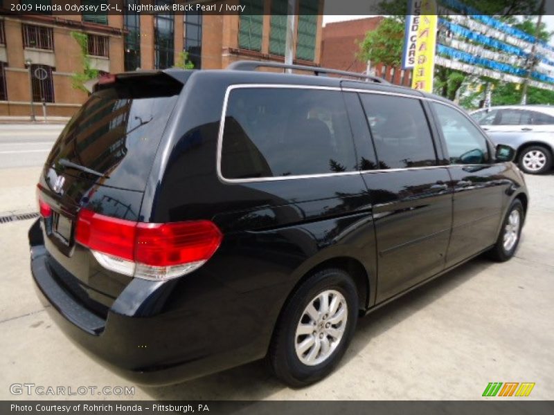 Nighthawk Black Pearl / Ivory 2009 Honda Odyssey EX-L