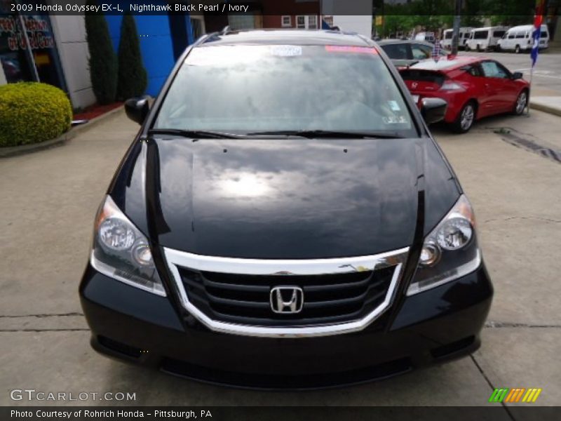 Nighthawk Black Pearl / Ivory 2009 Honda Odyssey EX-L